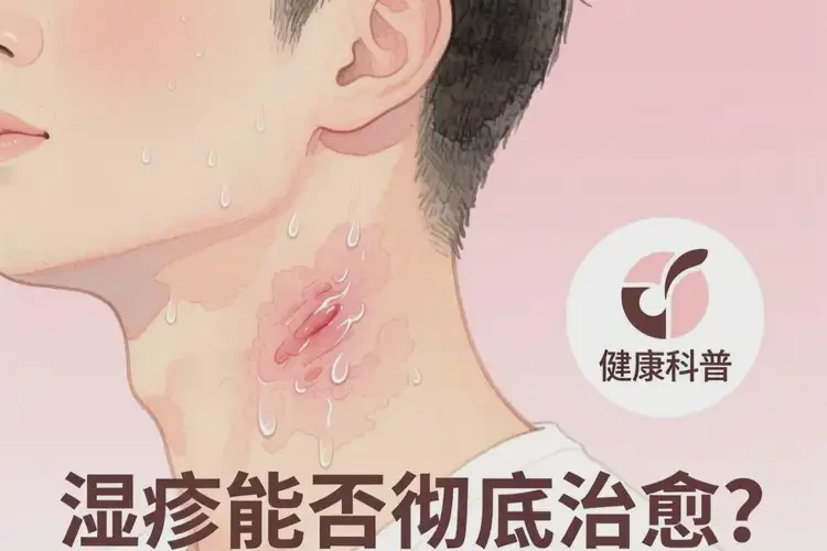 男人脖子上有濕疹能夠徹底治愈嗎(圖1)