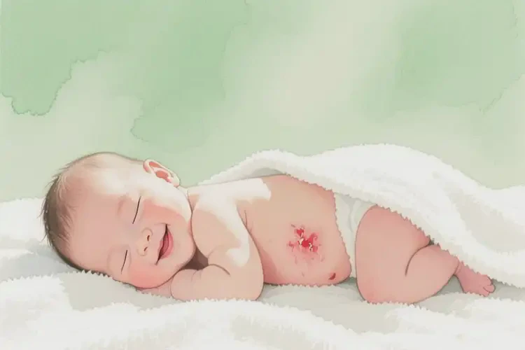 小兒肚子上長濕疹不管它會自己自愈嗎(圖2)