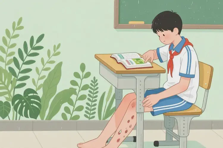 中學(xué)生四肢偶爾長(zhǎng)濕疹不管它會(huì)自己好嗎(圖3)