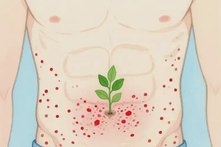 男性肚子有濕疹可以徹底自愈嗎(圖2)