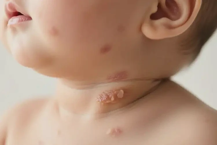 嬰幼兒脖子上偶爾長濕疹能靠自己自愈嗎(圖4)