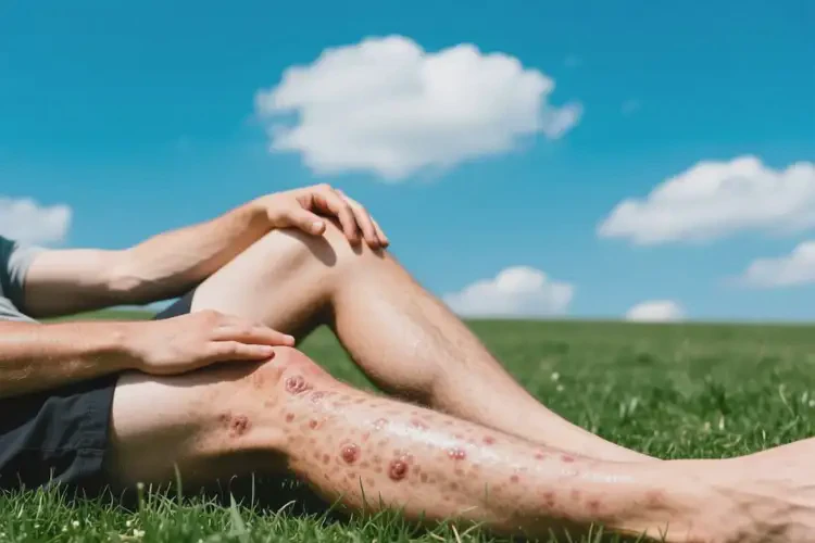 男人四肢容易長濕疹不管它會自己痊愈嗎(圖1)