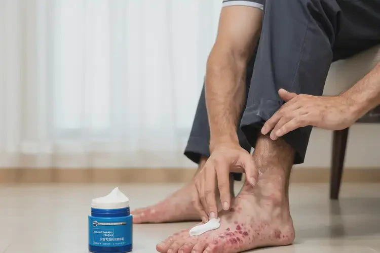 男生腳上有濕疹能夠徹底治愈嗎(圖2)