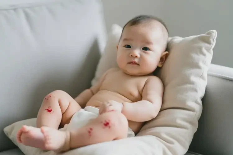 嬰幼兒大腿長濕疹不管它會自己自愈嗎(圖2)