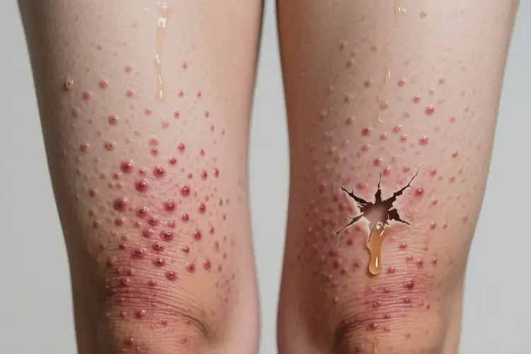 男人大腿上起濕疹不管它會(huì)自己痊愈嗎(圖2)