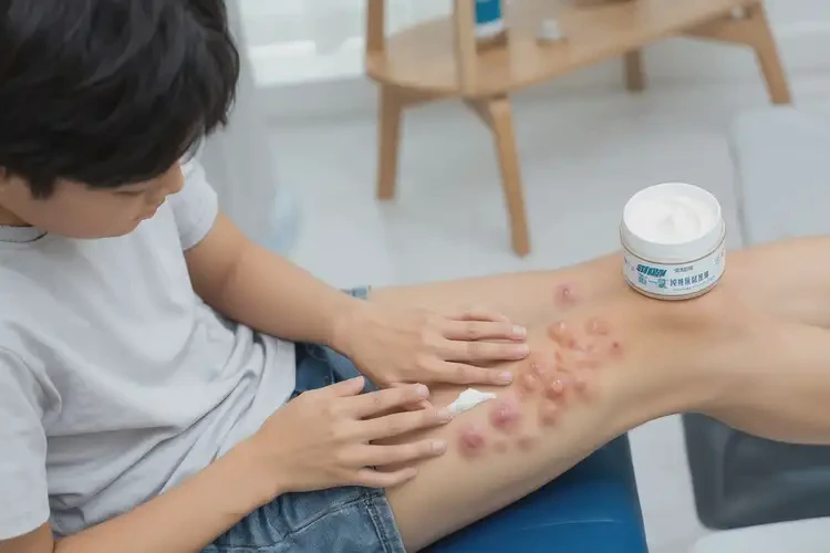 青少年大腿上起濕疹不管它會(huì)自己好嗎(圖1)