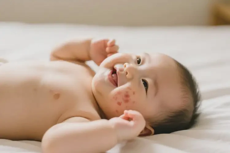 嬰幼兒臉上容易長濕疹能靠自己自愈嗎(圖2)