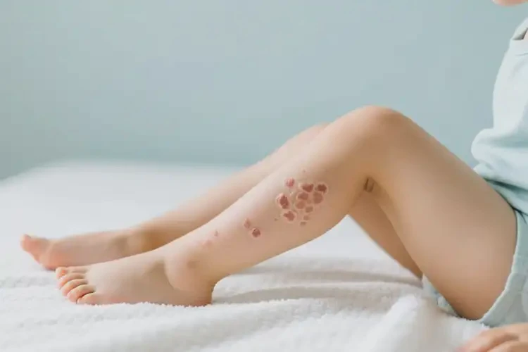 小兒小腿上長濕疹可不可以徹底自愈(圖2)