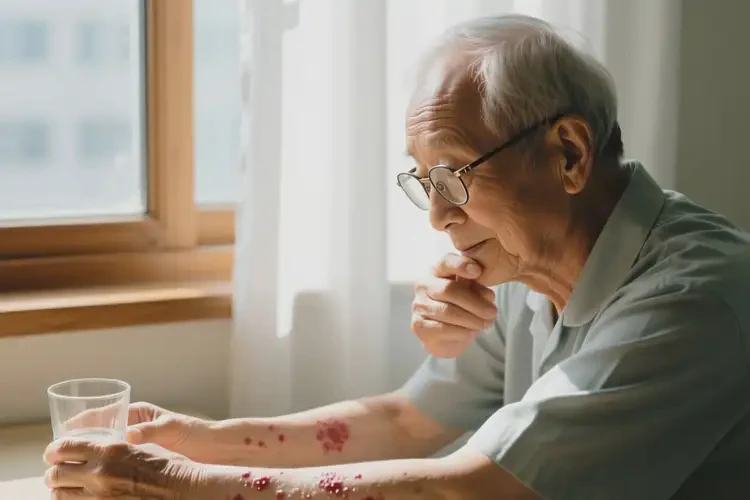 高齡老人四肢出濕疹不管它會(huì)自己自愈嗎(圖2)