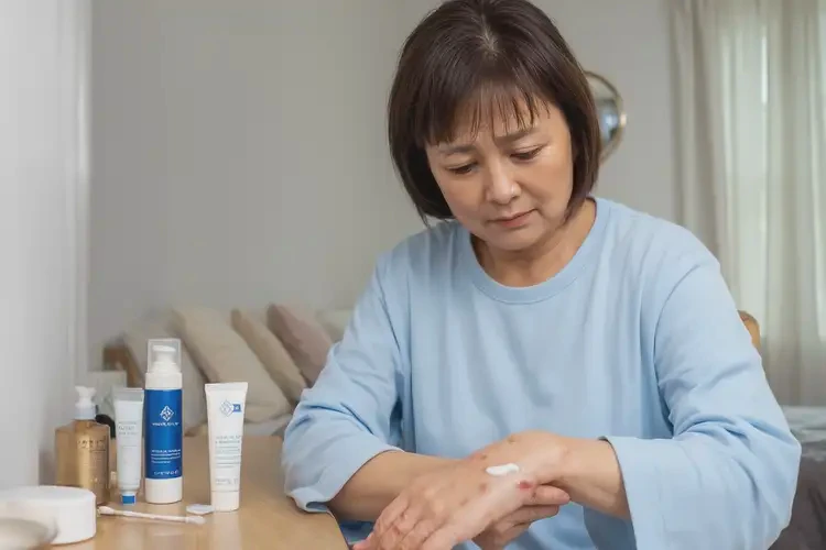 女性臉上出濕疹不管它會(huì)自己好嗎(圖1)