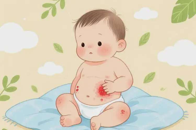 幼兒肚子上偶爾長濕疹能徹底自愈嗎(圖4)