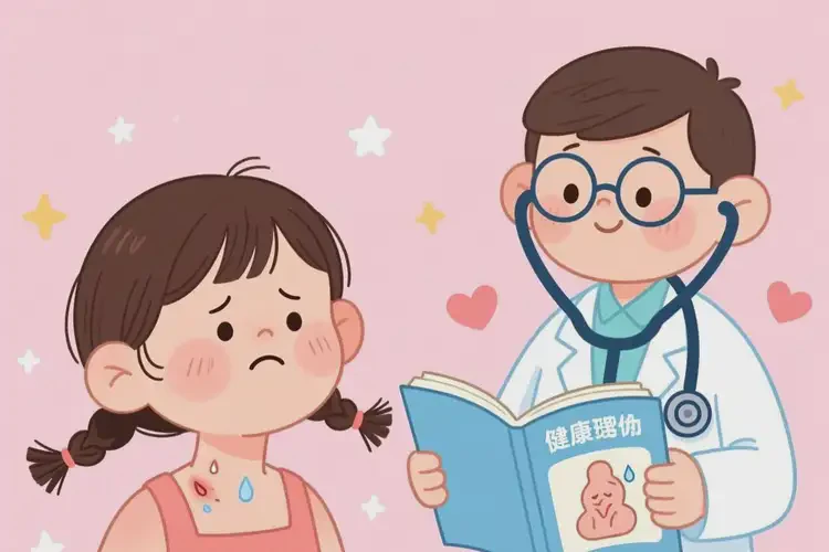 少兒脖子上出濕疹不管它會(huì)自己痊愈嗎(圖3)