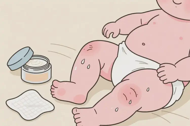 寶寶四肢經(jīng)常起濕疹可以徹底自愈嗎(圖2)