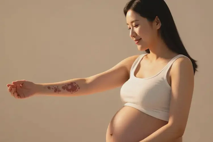 孕婦手臂出濕疹不管它會(huì)自己自愈嗎(圖2)