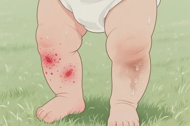 寶寶身上容易起濕疹可以徹底自愈嗎(圖2)