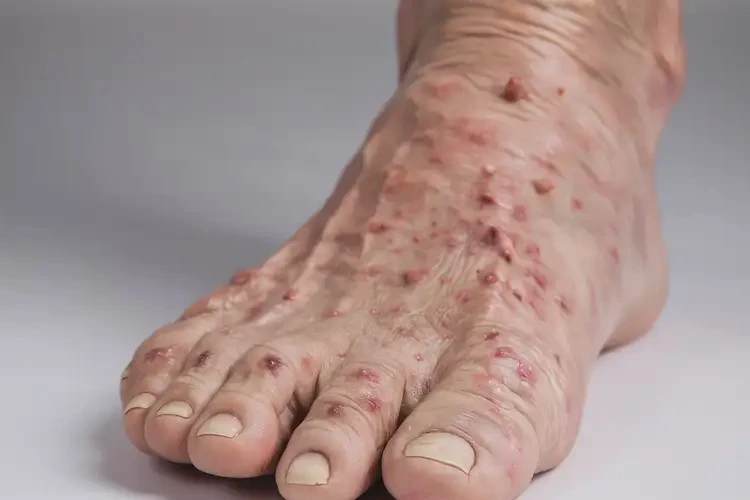 老年人腳上偶爾起濕疹可以徹底自愈嗎(圖3)