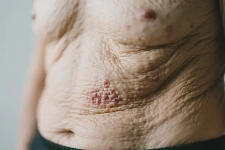 高齡老人肚子上起濕疹不管它會自己痊愈嗎(圖4)