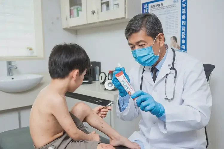 少兒大腿上容易長濕疹不管它會自己好嗎(圖1)