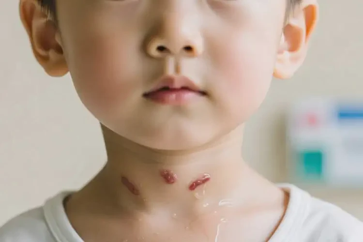 小孩脖子有濕疹不管它會(huì)自己痊愈嗎(圖1)