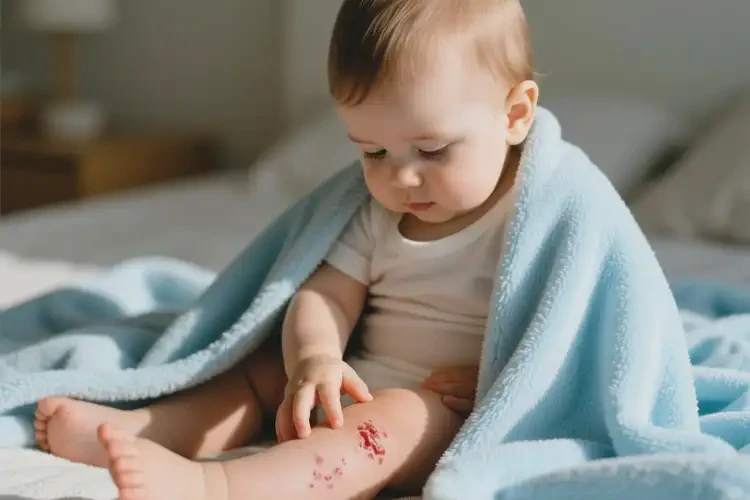 幼兒小腿上出現(xiàn)濕疹不管它會(huì)自己痊愈嗎(圖3)
