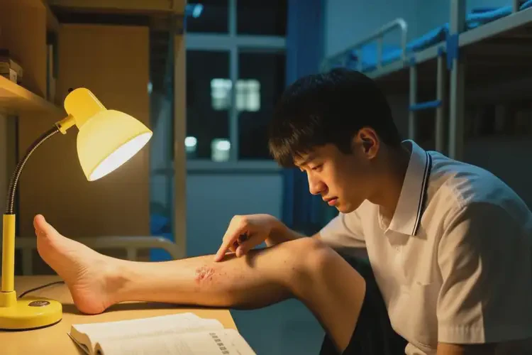 大學(xué)生小腿上偶爾長(zhǎng)濕疹不管它會(huì)自己好嗎(圖3)