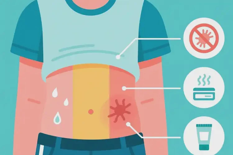 青少年肚子起濕疹能夠徹底治愈嗎(圖2)