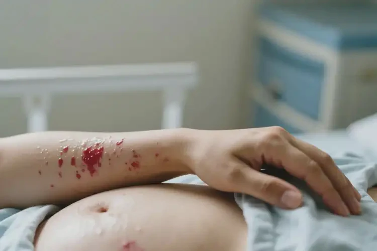 產(chǎn)婦手臂上起濕疹能夠徹底治愈嗎(圖1)