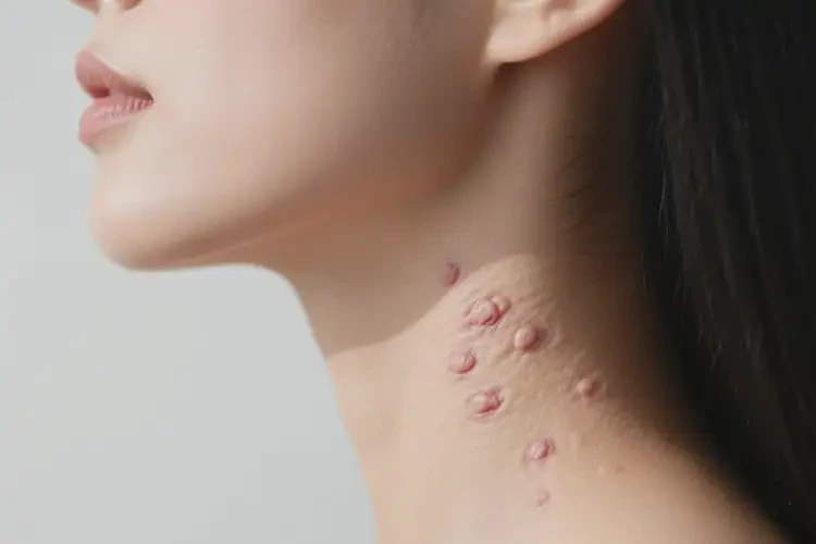 女人脖子起湿疹能够彻底治愈吗(图2)