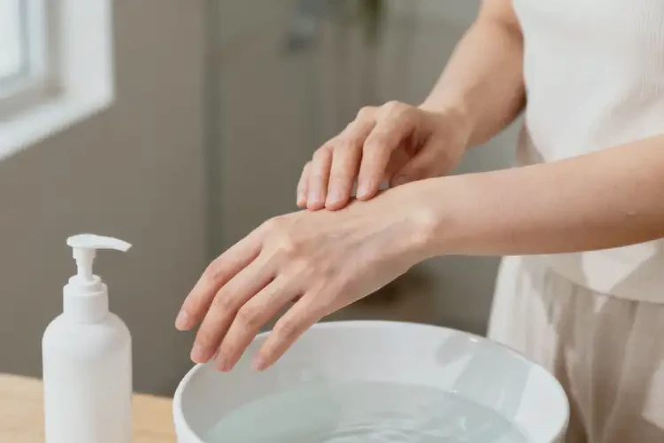 哺乳期媽媽手上偶爾起濕疹可不可以徹底自愈(圖1)