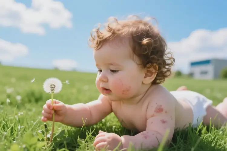 孩子身上长湿疹能靠自己自愈吗(图3)