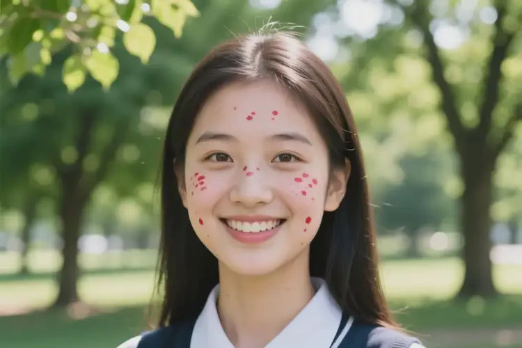 中學(xué)生臉上起濕疹能徹底自愈嗎(圖1)