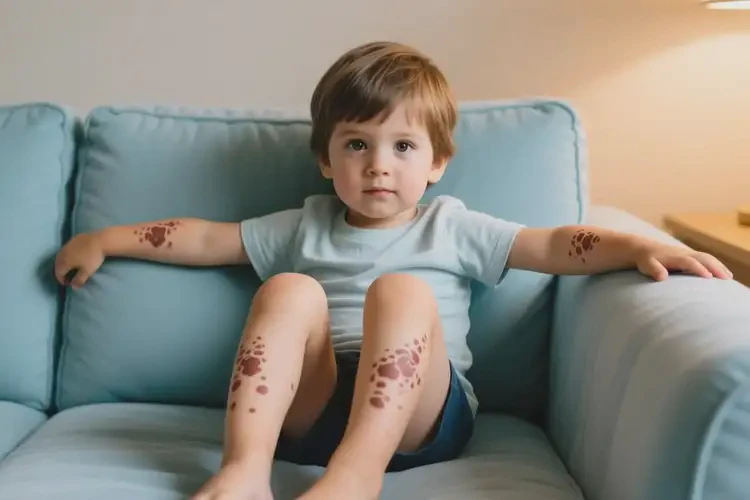 小孩四肢長濕疹能靠自己自愈嗎(圖1)