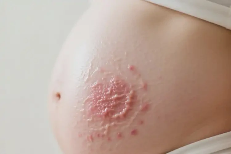 產(chǎn)婦肚子起濕疹不管它會自己痊愈嗎(圖2)