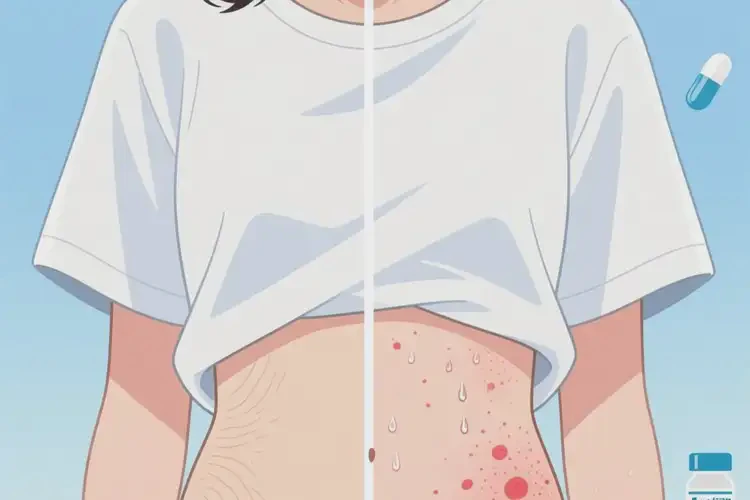 大學(xué)生肚子上經(jīng)常起濕疹不管它會自己好嗎(圖3)