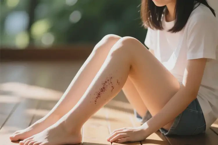 女生大腿上長(zhǎng)濕疹可以徹底自愈嗎(圖2)