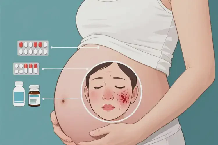 孕婦面部有濕疹不管它會自己自愈嗎(圖2)