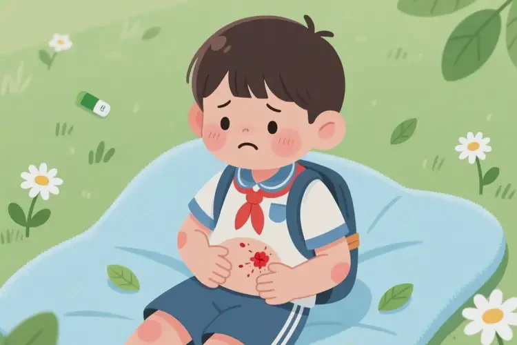 小學(xué)生肚子出現(xiàn)濕疹能靠自己自愈嗎(圖4)