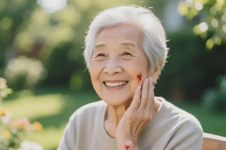 高齡老人臉上偶爾長濕疹不管它會自己自愈嗎(圖4)