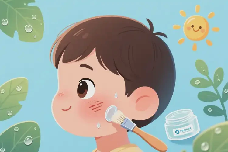 兒童面部起濕疹可不可以徹底自愈(圖1)