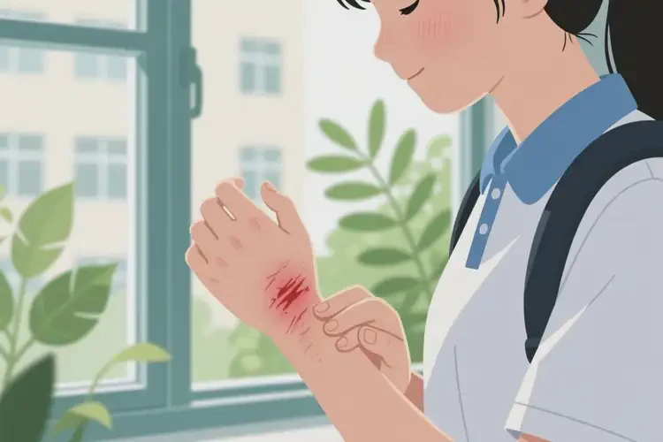 大學生身上出濕疹不管它會自己痊愈嗎(圖1)