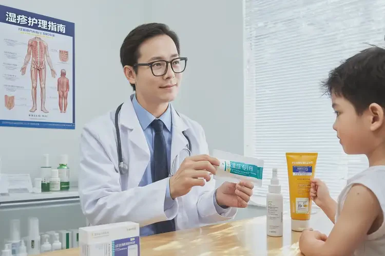 小儿身上有湿疹可以彻底自愈吗(图1)