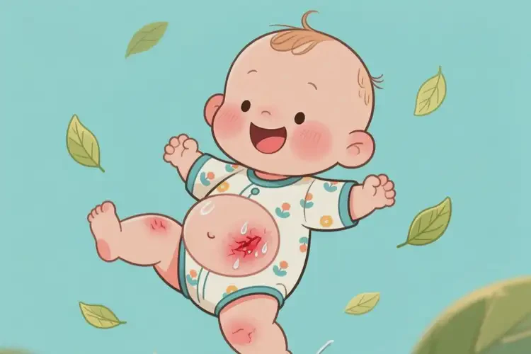 嬰幼兒肚子有濕疹不管它會自己自愈嗎(圖2)