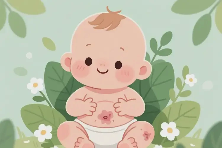 嬰幼兒肚子上出濕疹可以徹底自愈嗎(圖3)
