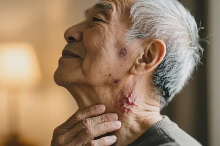 老年人脖子出濕疹不管它會自己自愈嗎(圖3)
