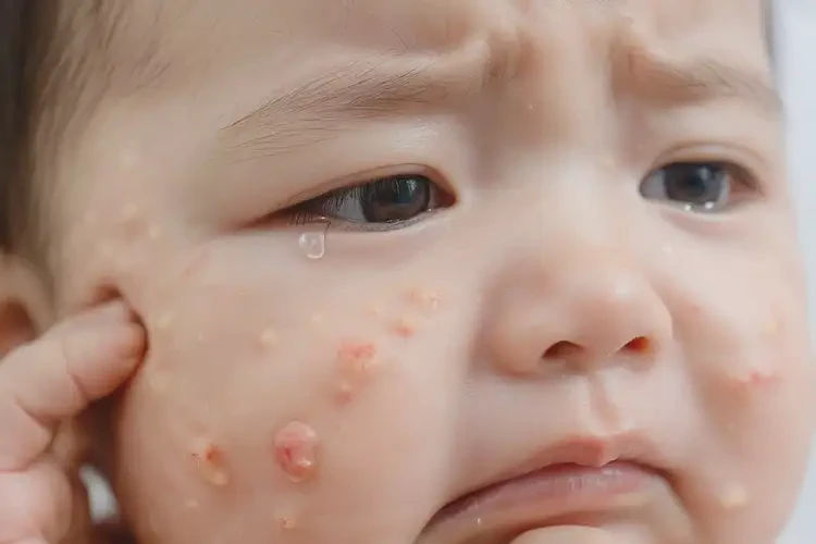 嬰兒臉上有濕疹能靠自己自愈嗎(圖4)