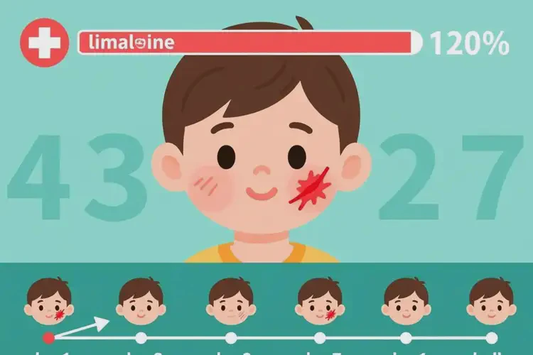 少兒面部有濕疹不管它會自己痊愈嗎(圖1)