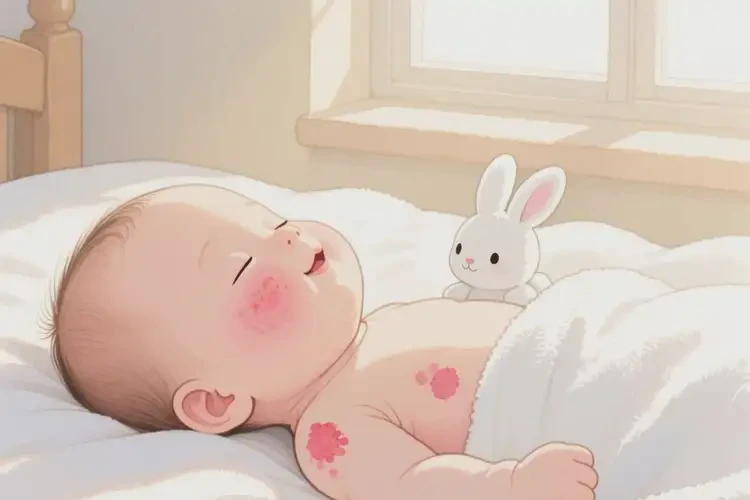 寶寶脖子上偶爾長濕疹能徹底自愈嗎(圖4)