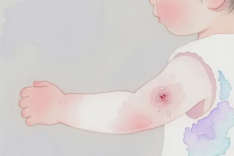 小孩手臂容易起濕疹能靠自己自愈嗎(圖1)