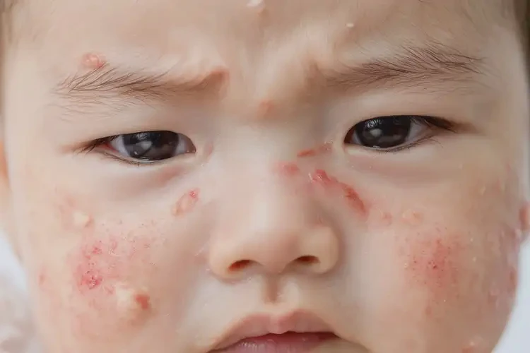 嬰幼兒面部出濕疹不管它會自己痊愈嗎(圖4)
