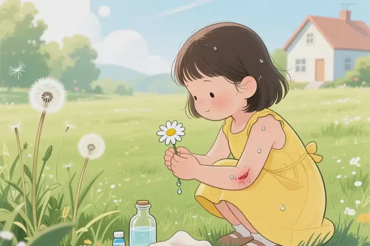 少兒四肢偶爾起濕疹能夠徹底治愈嗎(圖1)